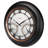 24” Illuminated Led Large Outdoor Decorative Clock With Thermometer And Hygrometer Combo