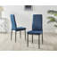Ameka Luxury Velvet Modern Tall Back Dining Chairs with Metal Legs & Diamond Stitching-323169654-323169649