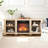 58" Fireplace Console + 18" Electric Insert – 3-section Storage Design, Remote For Living Room/indoor Ambiance-582084124