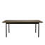 Indelicato Oak Metal Base Dining Table