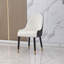 Chaises en similicuir avec pieds et dossier en métal, ensemble de 2-2131040087