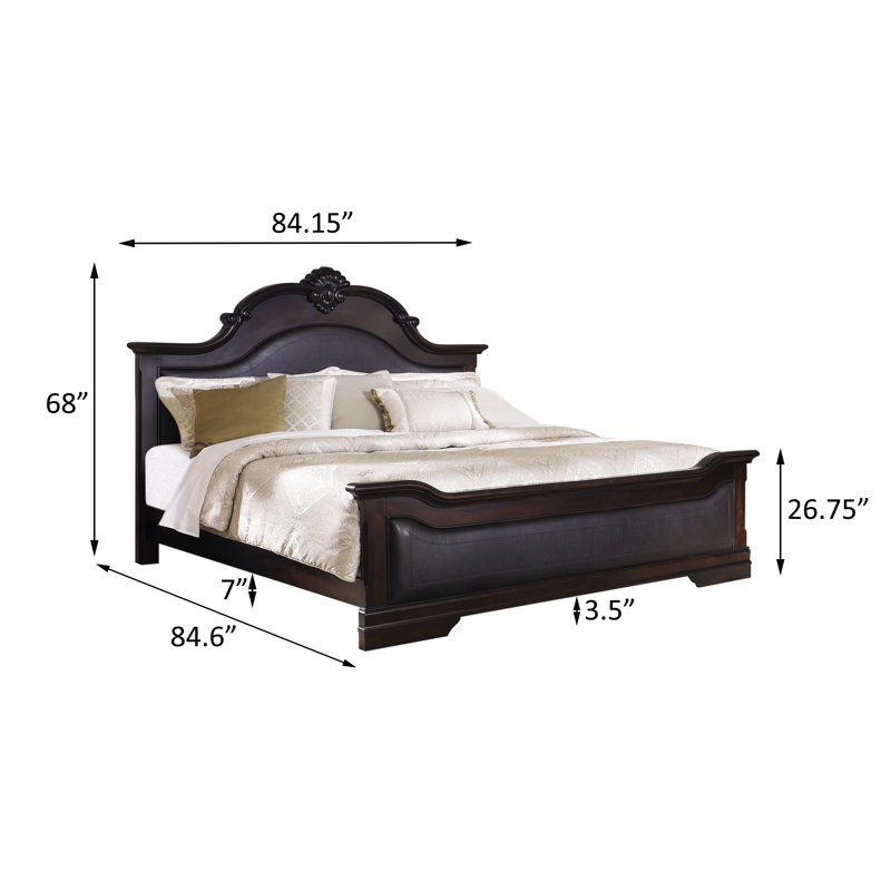 Ensemble de chambre à coucher et panneau Yosio Chelsea_4 pièces, Très grand