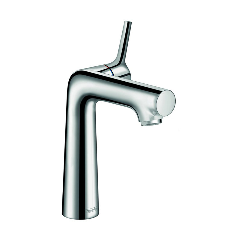 Robinet de salle de bain monotrou avec drain Talis S Premium, Chrome