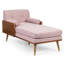Chaise longue à 2 accoudoirs capitonnés Cape-765143880