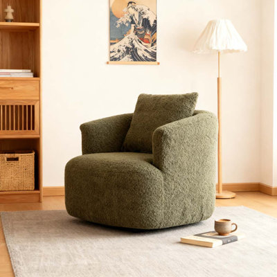 360° Swivel Chair, Accent Chair Sofa by Latitude Run