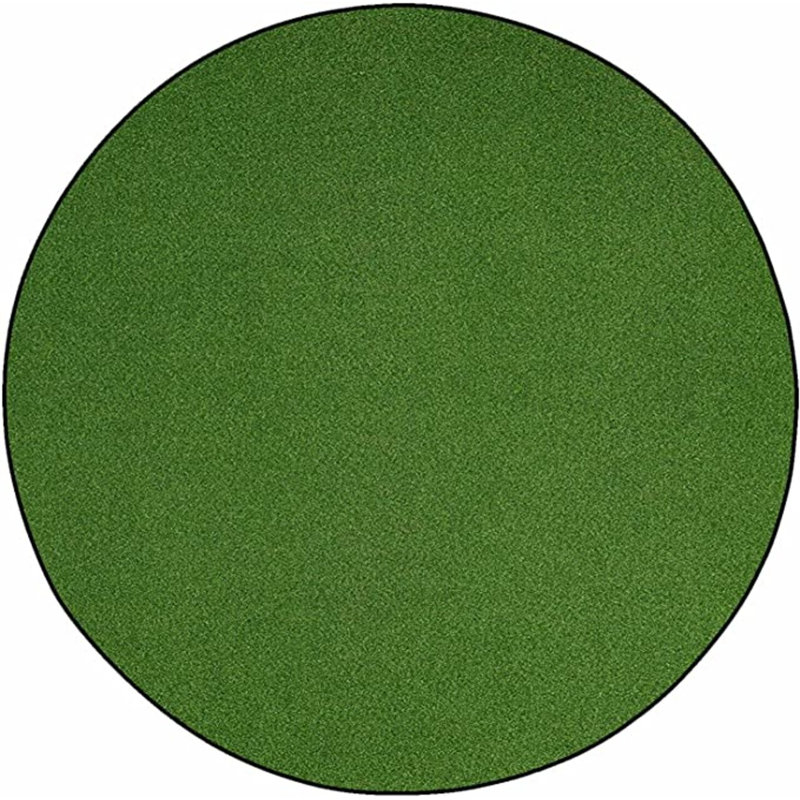 Custom Grass Area Rug - Green, Round 12'