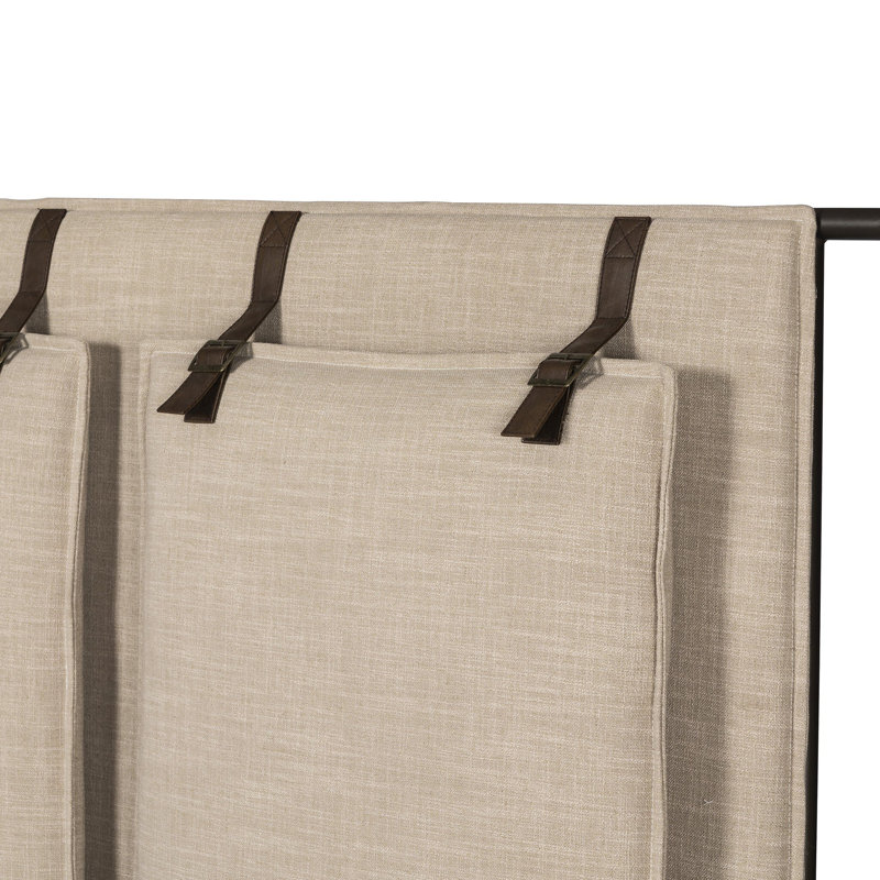 Leigh Canopy Bed-Palm Ecru-King, Queen, Beige