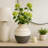 Woven Table Vase for Home Decor - Contemporary Tall Flower Vase Accent for Tabletops, Consoles and Entryway Styling-1136495548-1136495490