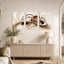 Toile abstraite liquide or et bronze, ensemble de 3 toiles-1247728630
