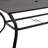 Bhairavi Rectangular Steel Outdoor Dining Table Yes , 52.76 " W 29.92 " D