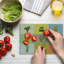 Multicolore planche à découper en verre trempé Ambesonne