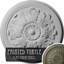 Médaillon de plafond H 12,75 po x l 12,75 po x P 0,875 po Acanthus-27782149