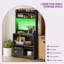  Support de boulanger de ferme avec prise de courant et lumières DEL, armoire de cuisine avec micro-ondes-1269750810