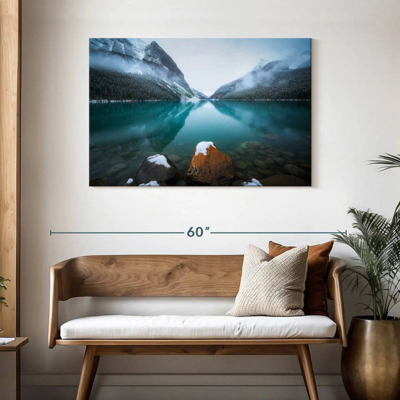 Alvord Foggy Lake Louise, H 30 po x l 45 po