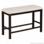 Ensemble de 6 tables de salle à manger à hauteur de comptoir avec 4 chaises et un banc pour la salle à manger-1415114497