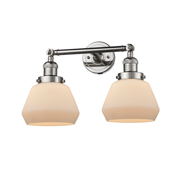 Chill 2 - Light Dimmable Vanity Light, Polished Nickel, Matte White Cased
