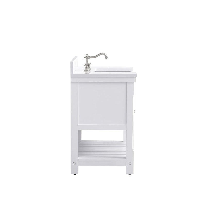Meuble-lavabo simple 36 po Rosana, Blanc