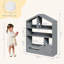 Bibliothèque pour enfants, rangement pour jouets, bibliothèque pour enfants en bois avec capteur de mouvement, bibliothèque pour maison de poupée
