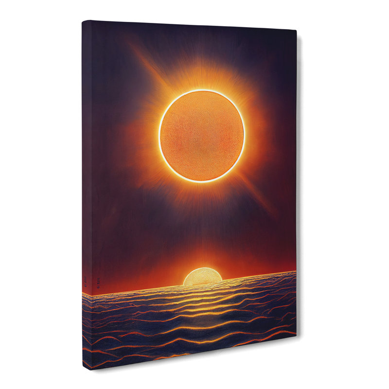 Alger Sun Vol.3 - Wrapped Canvas, 60cm H x 40cm W x 3cm D