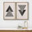Mid-Century Spiral Triangle Polygon Variety Abstract Shapes Modern Minimalist-92285515-92285513