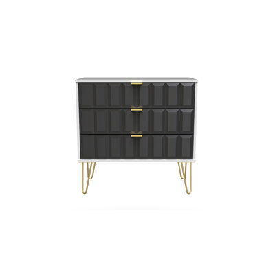 Allem 77cm W 3 - Drawer Chest of Drawers