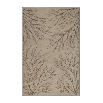Machine Washable Nature Gray Area Rug