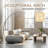 62.99-Inch LED Arch Floor Lamp, Black-2119110941