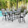 Table de bar rectangulaire E-Coating