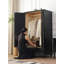 Garde-robe de style américain en bois massif