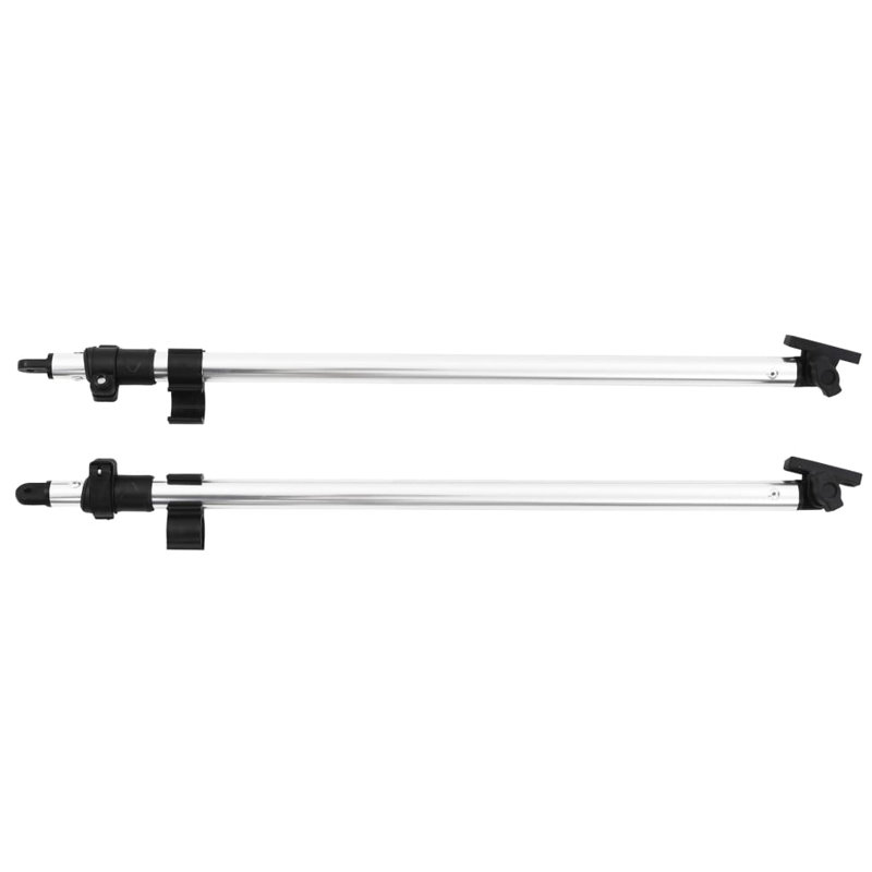 VidaXL Black Aluminium Hardware for Canopy