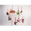 12.5cm Handmade Fabric People Hanging Figurine Ornament