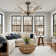 Breanna 30" Modern Firefly Chandelier 5 - Light Dimmable with Semi-Flush Downrod