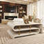 Latitudes Wool Geometric Area Rug in Brown