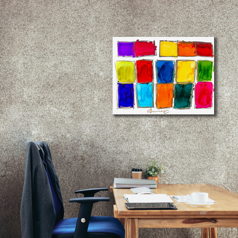 Art mural sur toile Ebern Designs, H 26 po x l 34 po x P 1,5 po