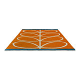 Linear Stem Hand Tufted Floral Area Rug