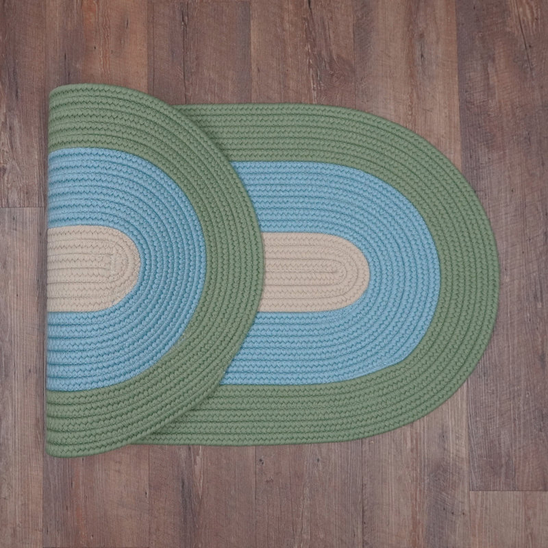 Tapis ovale intérieur / extérieur Melbourne, Ovale 9 pi x 12 pi