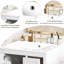 Meuble-lavabo autoportant 24 po avec 3 tiroirs et 1 porte 24 po-1744437020-1744437022