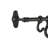 Lykins Metal Wall 18 - Hook Wall Mounted Coat Rack