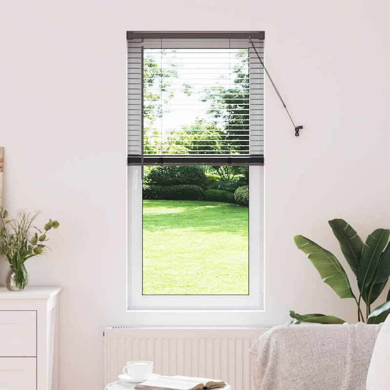 Venetian Blind, 130cm L x 65cm W, Black