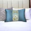 Housse de coussin réversible à imprimé animal