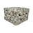 Abriannah Patchwork Pouf Ottoman