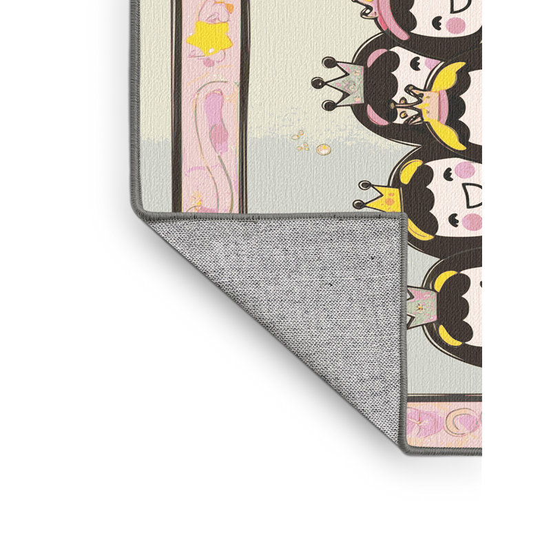 Tapis fantaisie lavable Gemma, Rectangulaire 2 pi x 3 pi