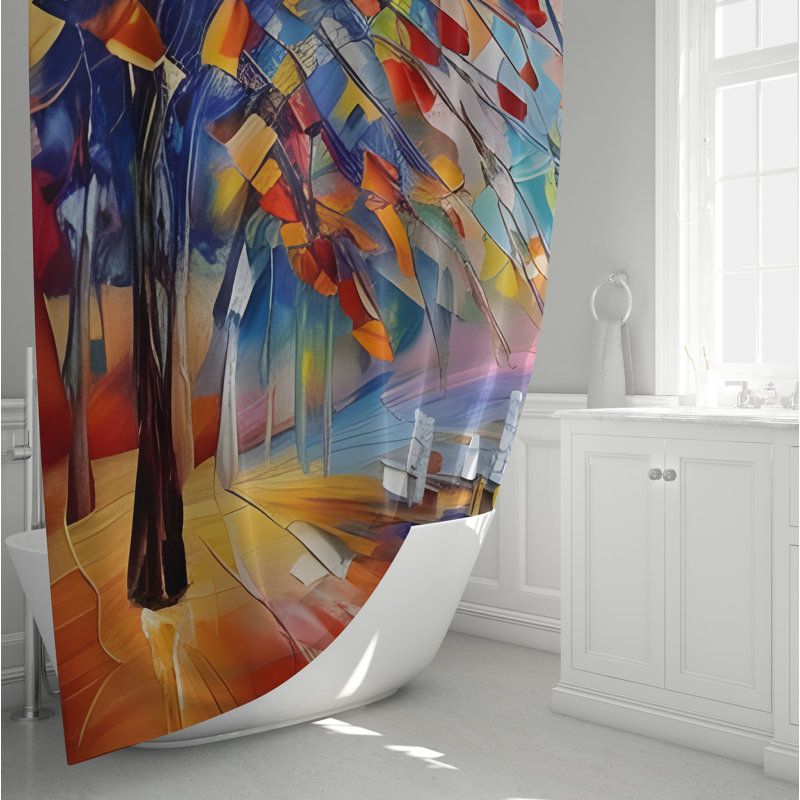 Rideau de douche Alixandria, H 93 po x l 70 po