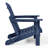 Laguna Outdoor 5-Piece Adirondack Chair With Round Coffee Table Conversation Set-108401488