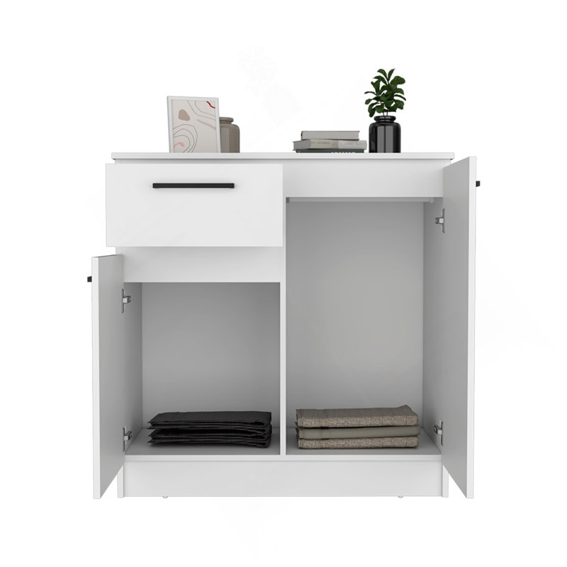 Commode Carlin, chambre à coucher, blanc