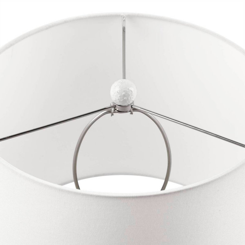 Lampe de table en cÃ©ramique blanche â€“ Voir ci-dessous