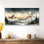 «Gray Grey Brown Sebastian III», impression sur toile encadrée paysage