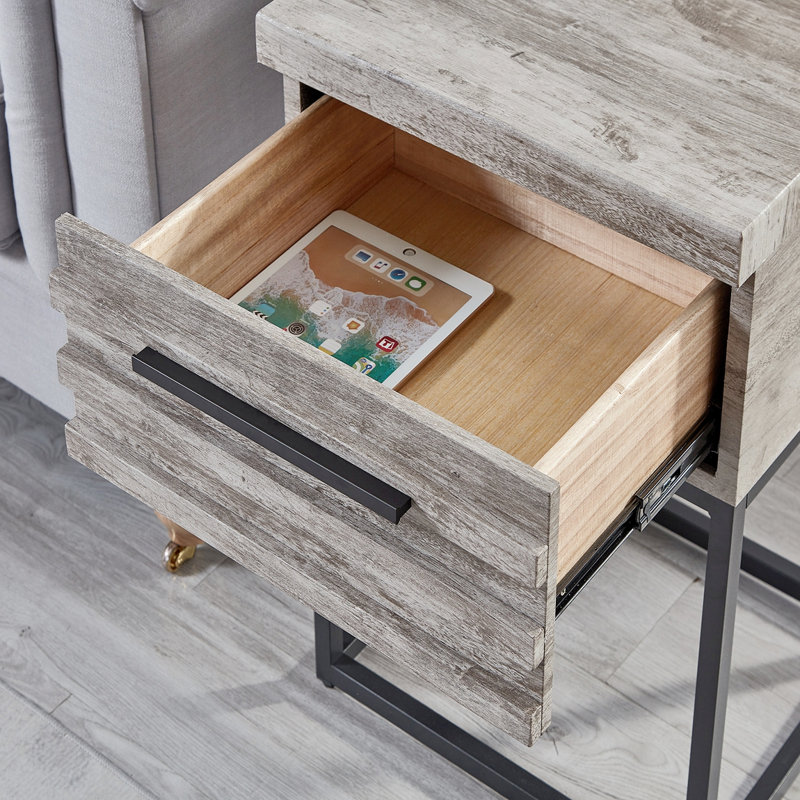 Ensemble 3 pièces de tissu d'ameublement, gris