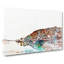 Docked Boats In Ballstad Norway In Abstract - Wrapped Canvas Painting-55317491