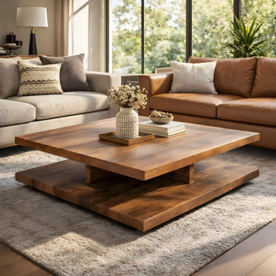 Woodrose Solid Wood Premium Coffee Table 